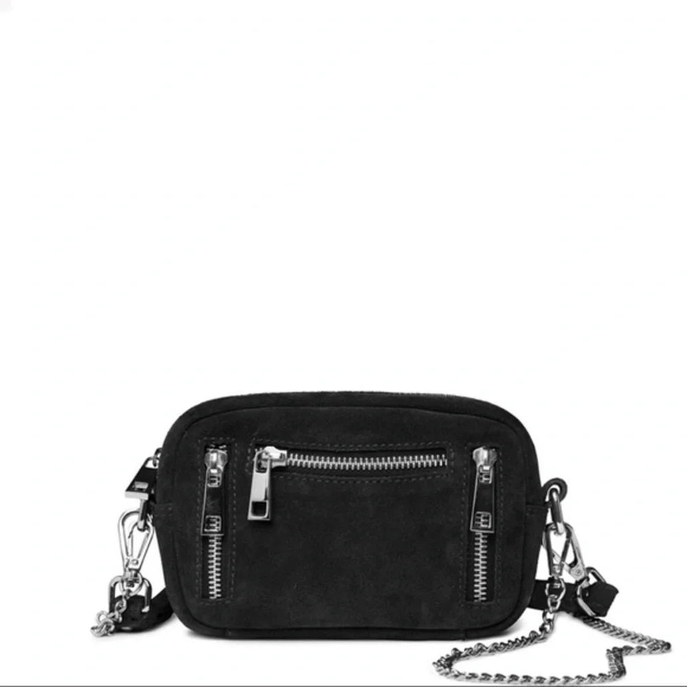Núnoo Brenda Small Suede Crossbody Bag Green